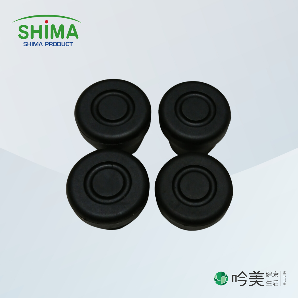 SHIMA 可動式四腳拐杖腳墊 - 日本可動式四點拐杖通用(4入)