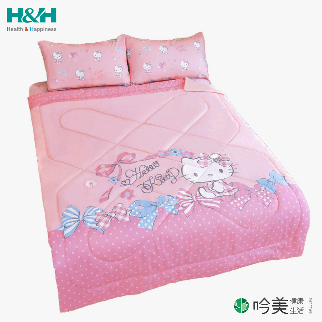 【南良 H&H】Hello Kitty麥卡MICAX冰舒涼感被墊組 消暑 好眠 好心情 - 吟美健康