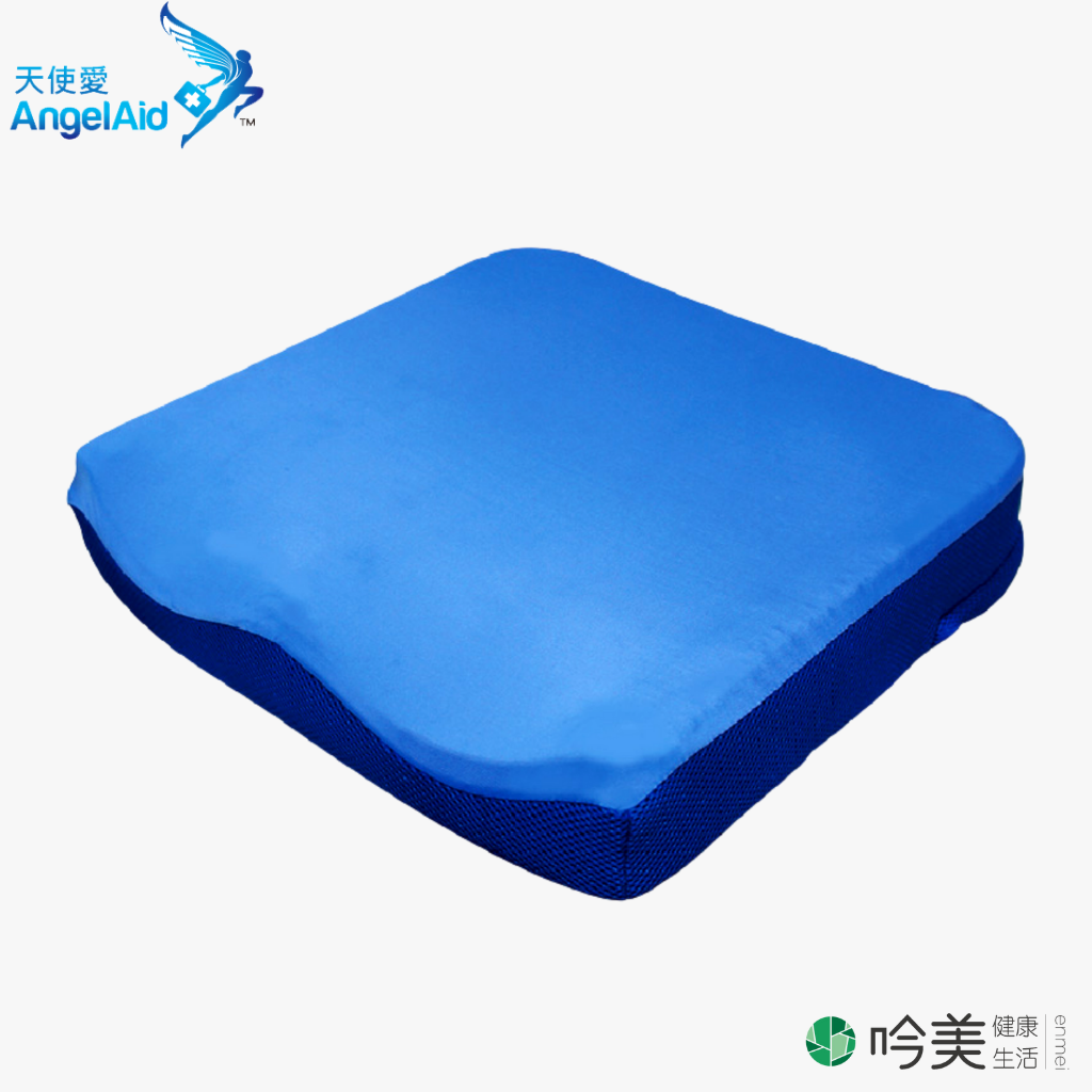 AngelAid 天使愛 超吸壓人體工學坐墊 透氣減壓坐墊 雞蛋坐不破 久坐不累 42x42x8cm - 吟美健康